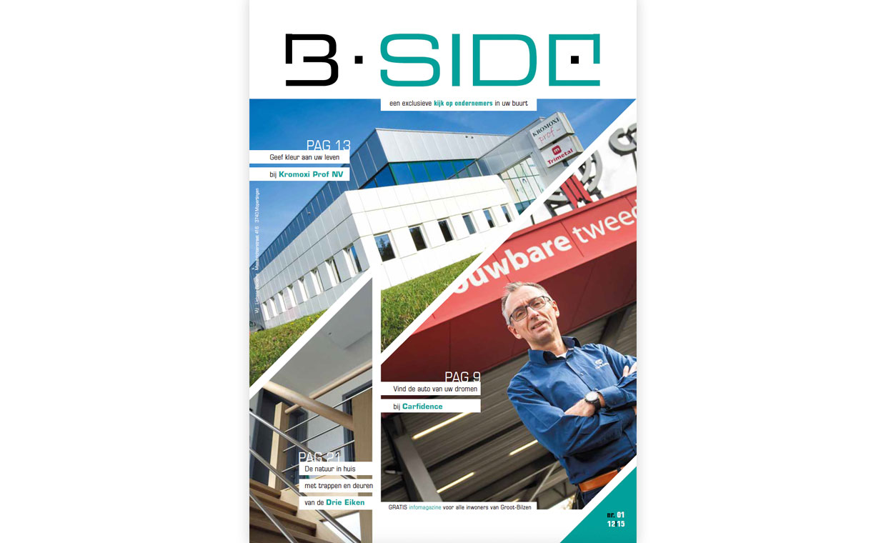 Creatie en productie magazine B-side